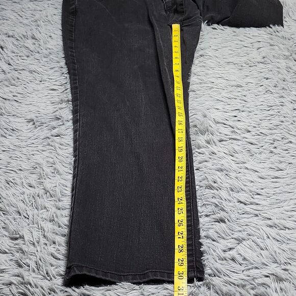 Bandolino Mandie Straight Jeans Womens Size 20W Average Plus Black Stretch 42x30 - Picture 7 of 13